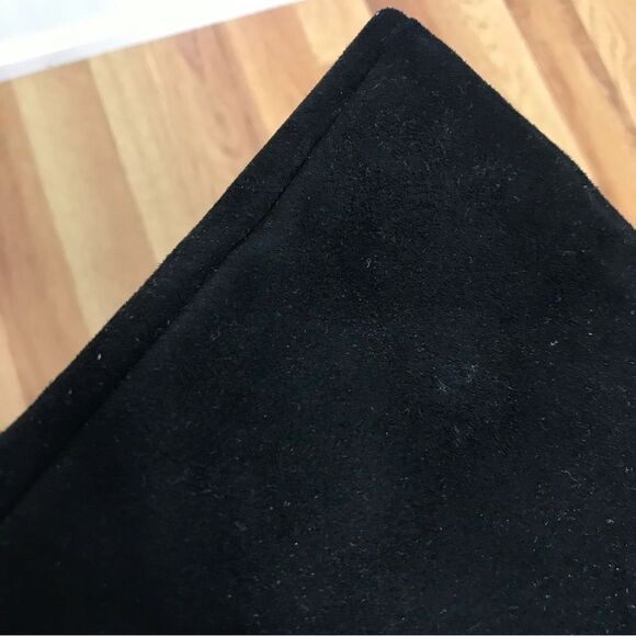 GOOD AMERICAN Black Stiletto Thigh High Slouch Boots Over The Knee Size 6 New - Picture 14 of 16